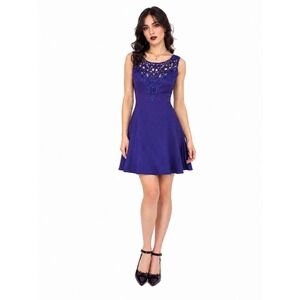 Whimsygoth Dark Romance Dress Sz S Chiffon Rose Purple Scott McClintock Vintage